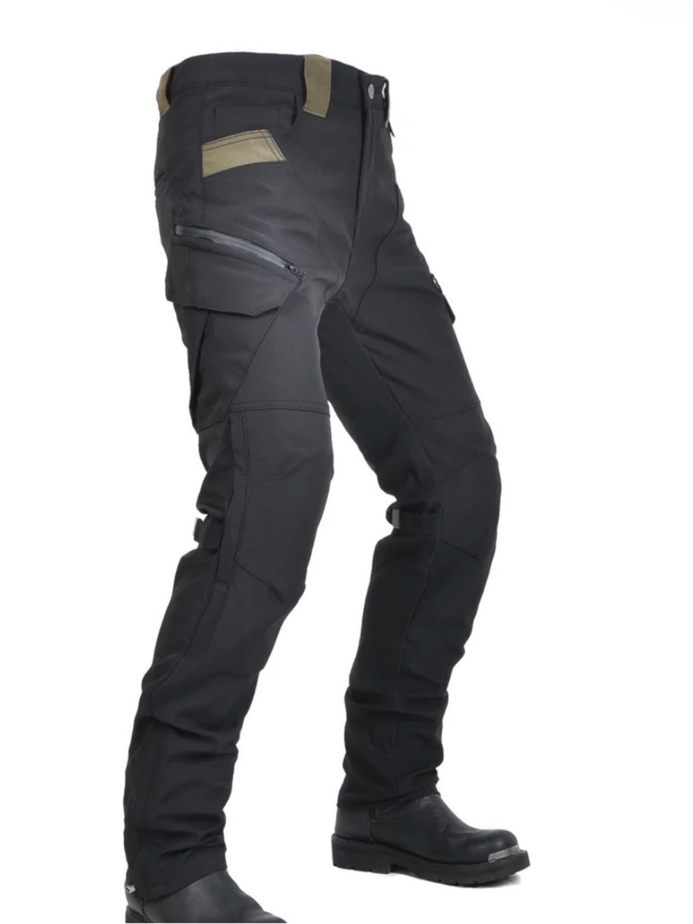 EKON Road Armor Men’s Black Riding Pants Set - Picture 5 of 15